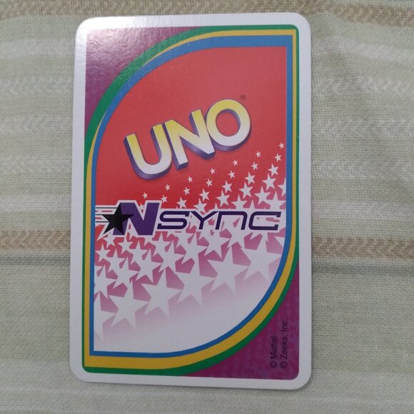 Mattel NSYNC UNO card game - Picture 1 of 8
